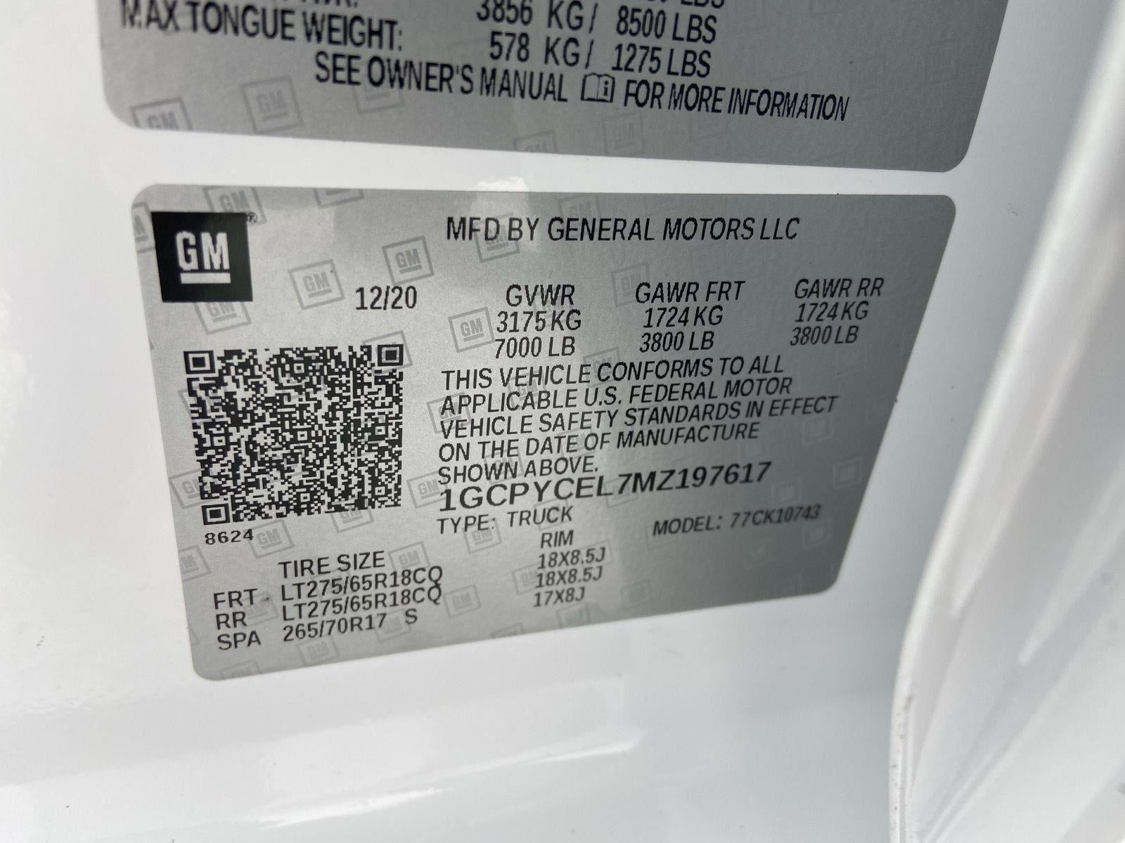 2021 Chevrolet Silverado 1500 Custom Trail Boss