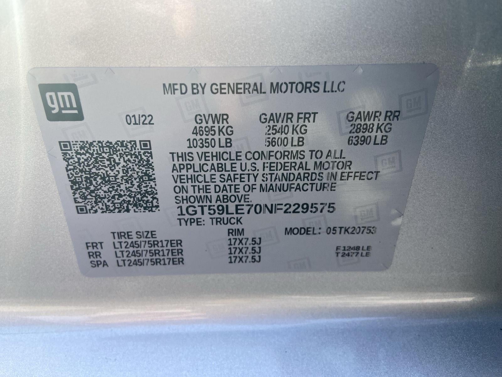 2022 GMC Sierra 2500HD Pro