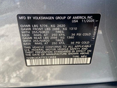 2026 Volkswagen Atlas Cross Sport 2.0T SEL