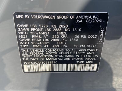 2026 Volkswagen Atlas Cross Sport 2.0T SEL Premium R-Line