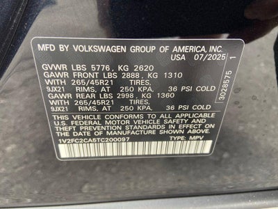 2026 Volkswagen Atlas Cross Sport 2.0T SEL Premium R-Line