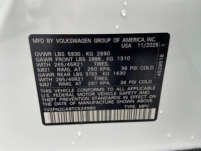 2026 Volkswagen Atlas 2.0T SEL Premium R-Line