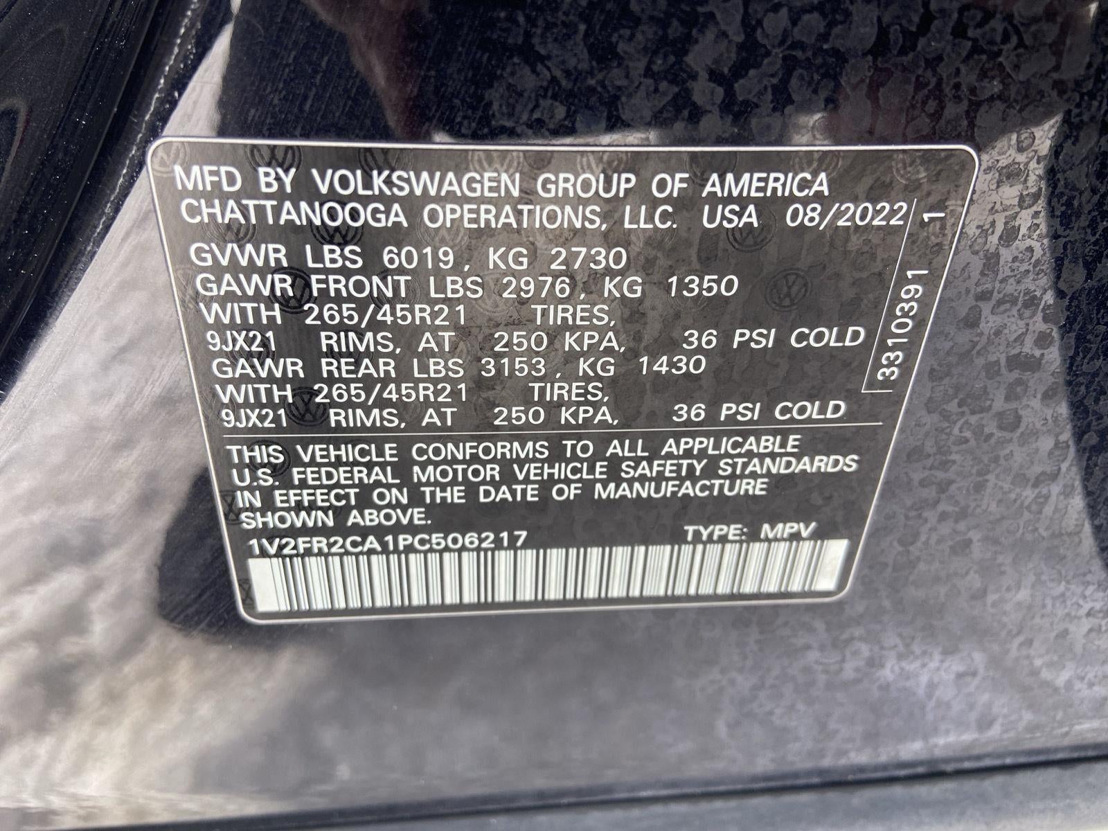 2023 Volkswagen Atlas 3.6L V6 SEL Premium R-Line