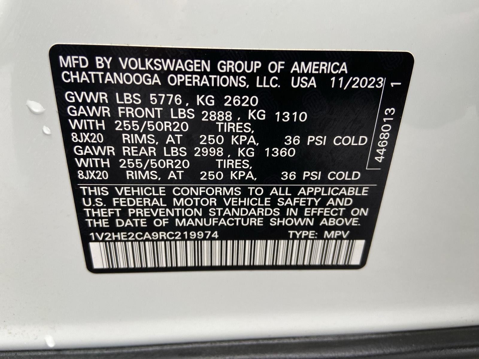 2024 Volkswagen Atlas Cross Sport 2.0T SE w/Technology