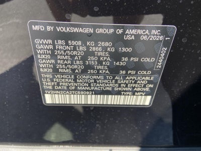2026 Volkswagen Atlas 2.0T SE w/Technology