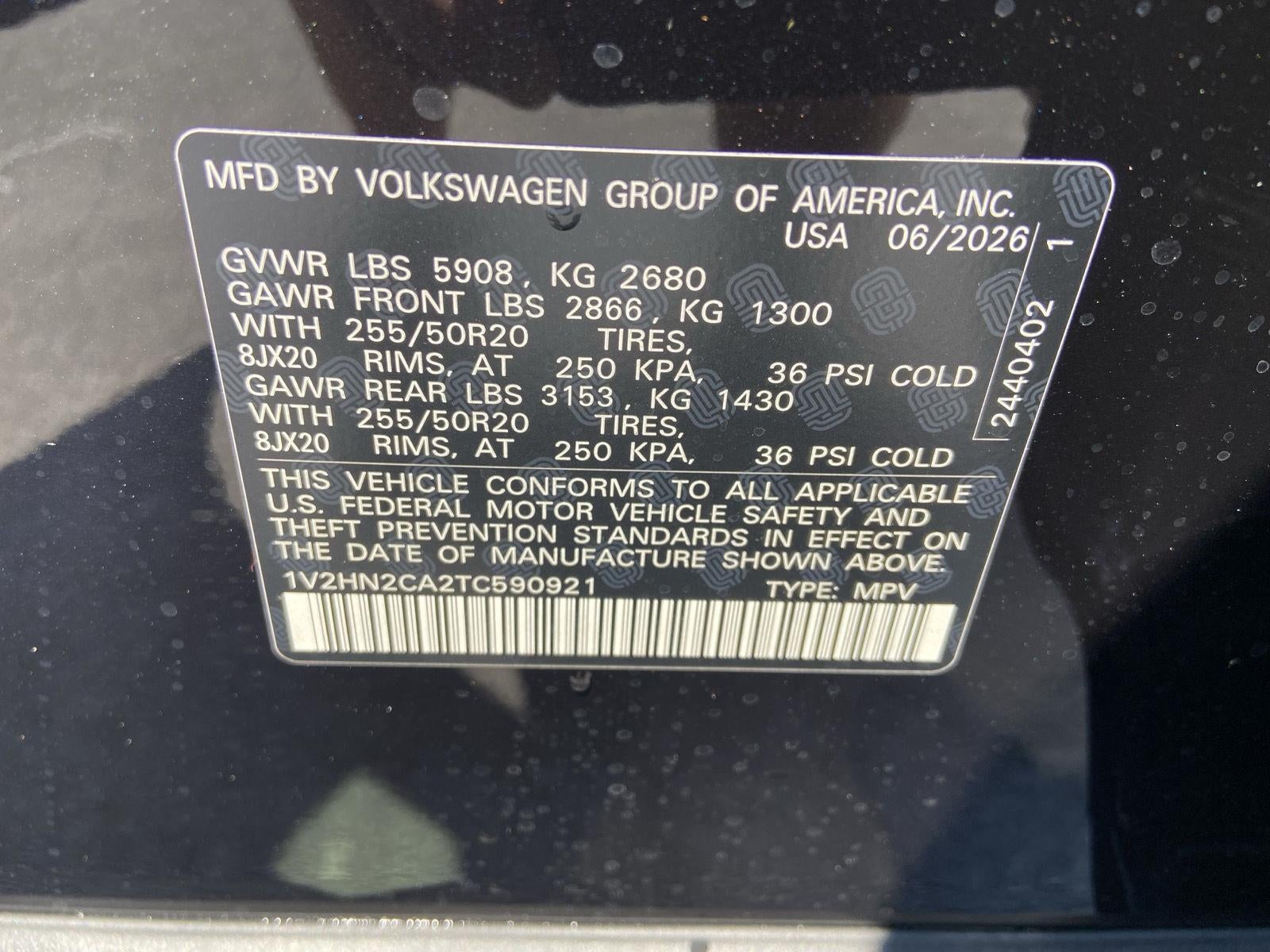 2026 Volkswagen Atlas 2.0T SE w/Technology