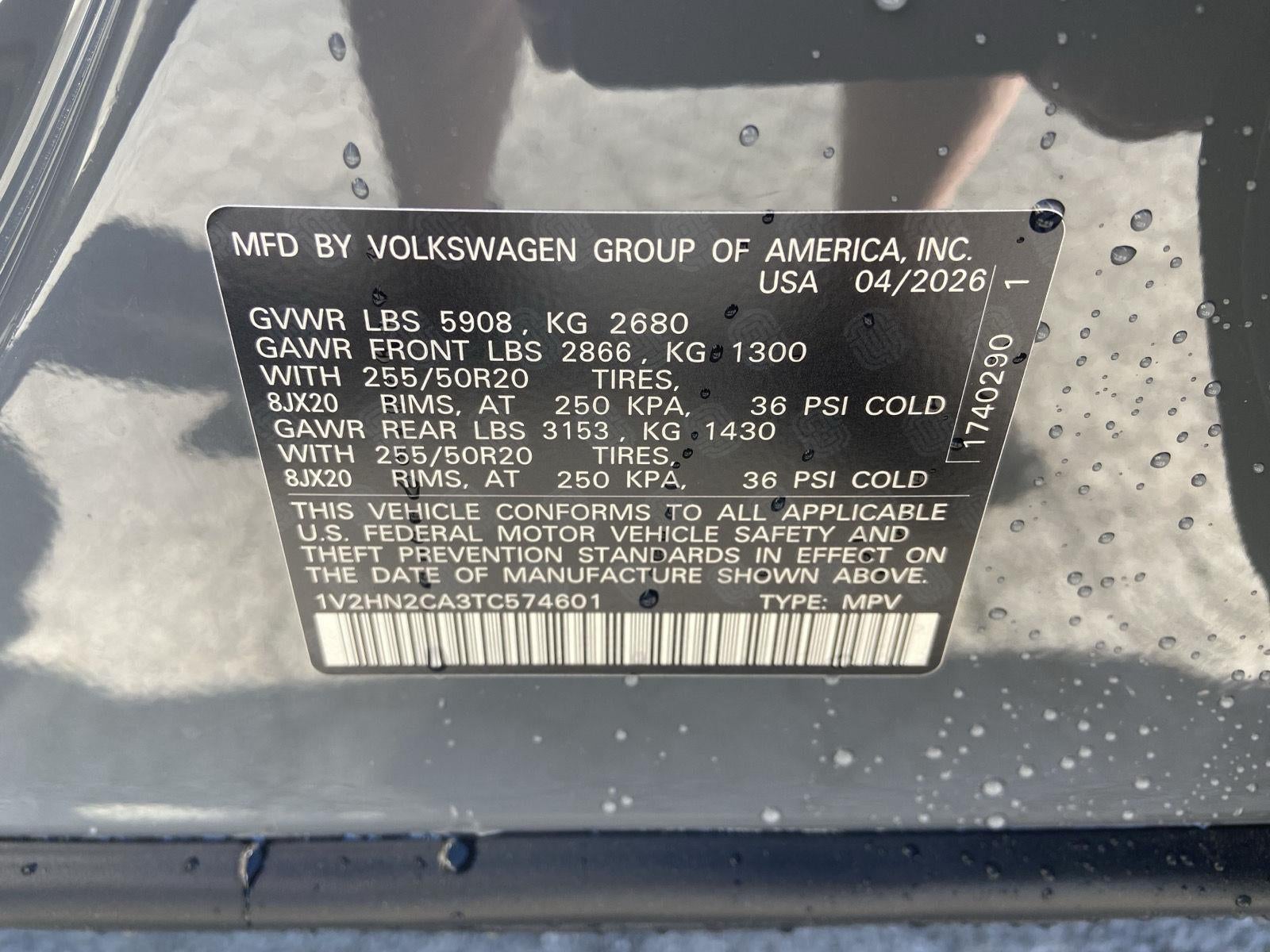 2026 Volkswagen Atlas 2.0T SE w/Technology
