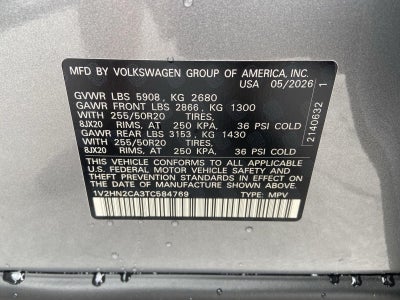 2026 Volkswagen Atlas 2.0T SE w/Technology