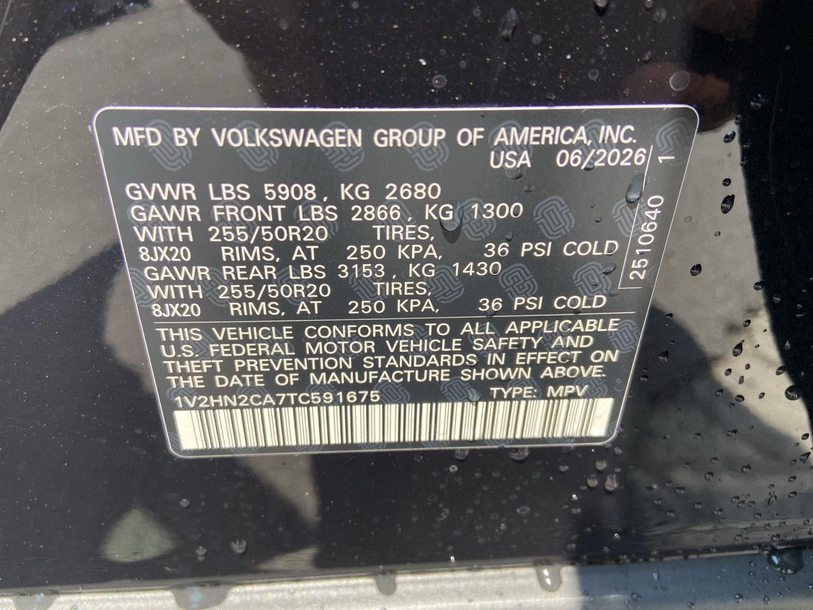 2026 Volkswagen Atlas 2.0T SE w/Technology