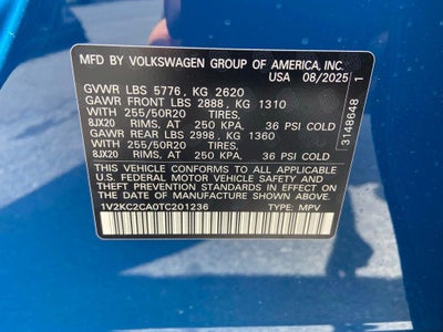 2026 Volkswagen Atlas Cross Sport 2.0T SE w/Technology