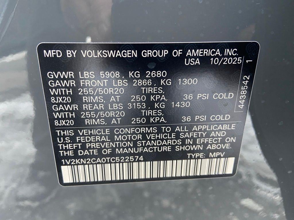 2026 Volkswagen Atlas 2.0T SE W/TECHNOLOGY