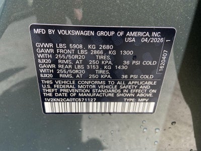 2026 Volkswagen Atlas 2.0T SE w/Technology