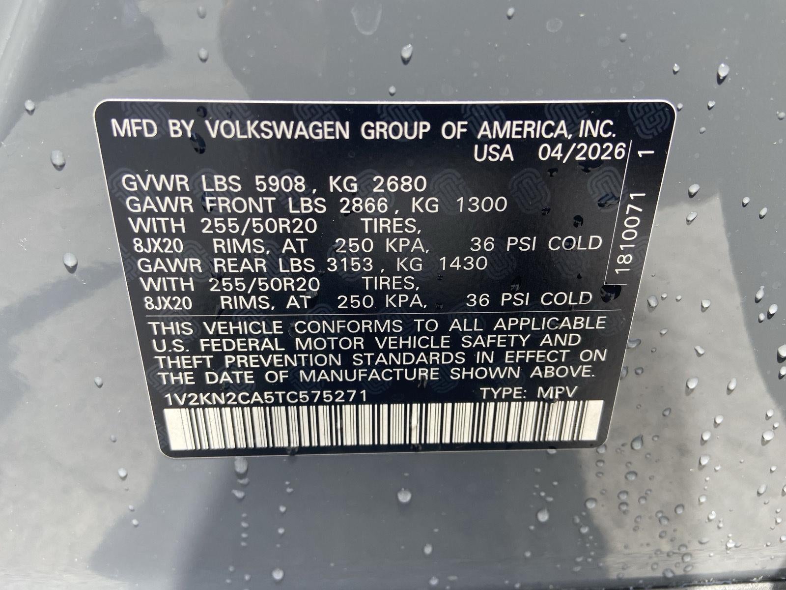 2026 Volkswagen Atlas 2.0T SE w/Technology