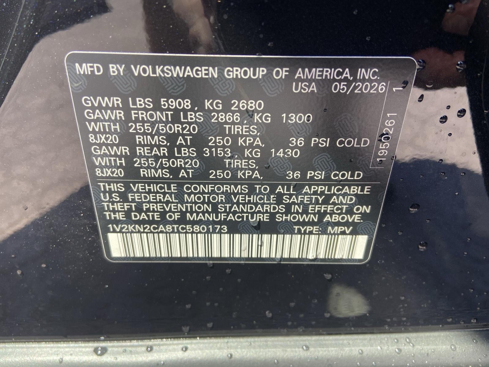 2026 Volkswagen Atlas 2.0T SE w/Technology