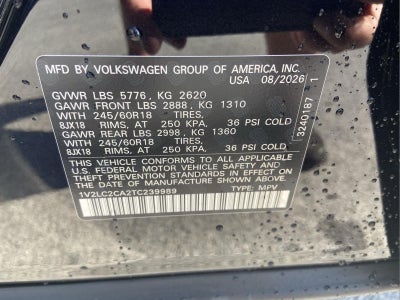 2026 Volkswagen Atlas Cross Sport 2.0T SE