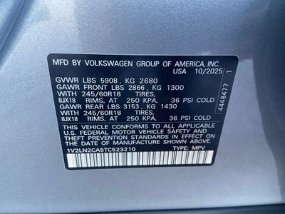 2026 Volkswagen Atlas 2.0T SE