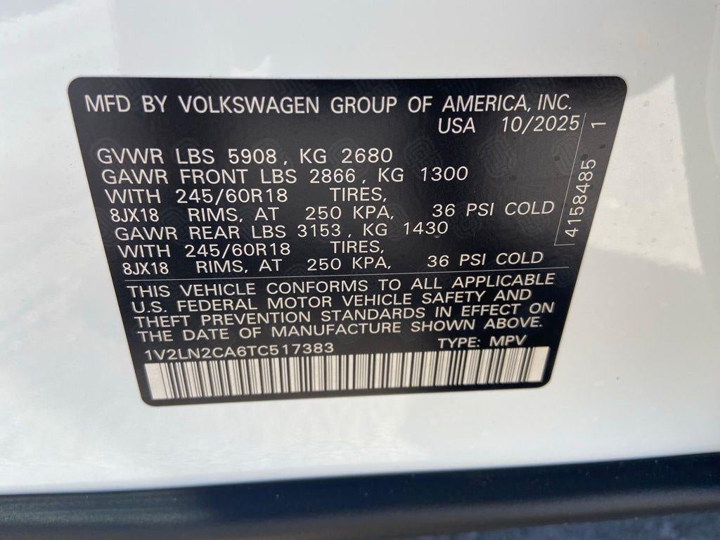 2026 Volkswagen Atlas 2.0T SE