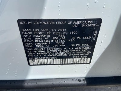 2026 Volkswagen Atlas 2.0T SE