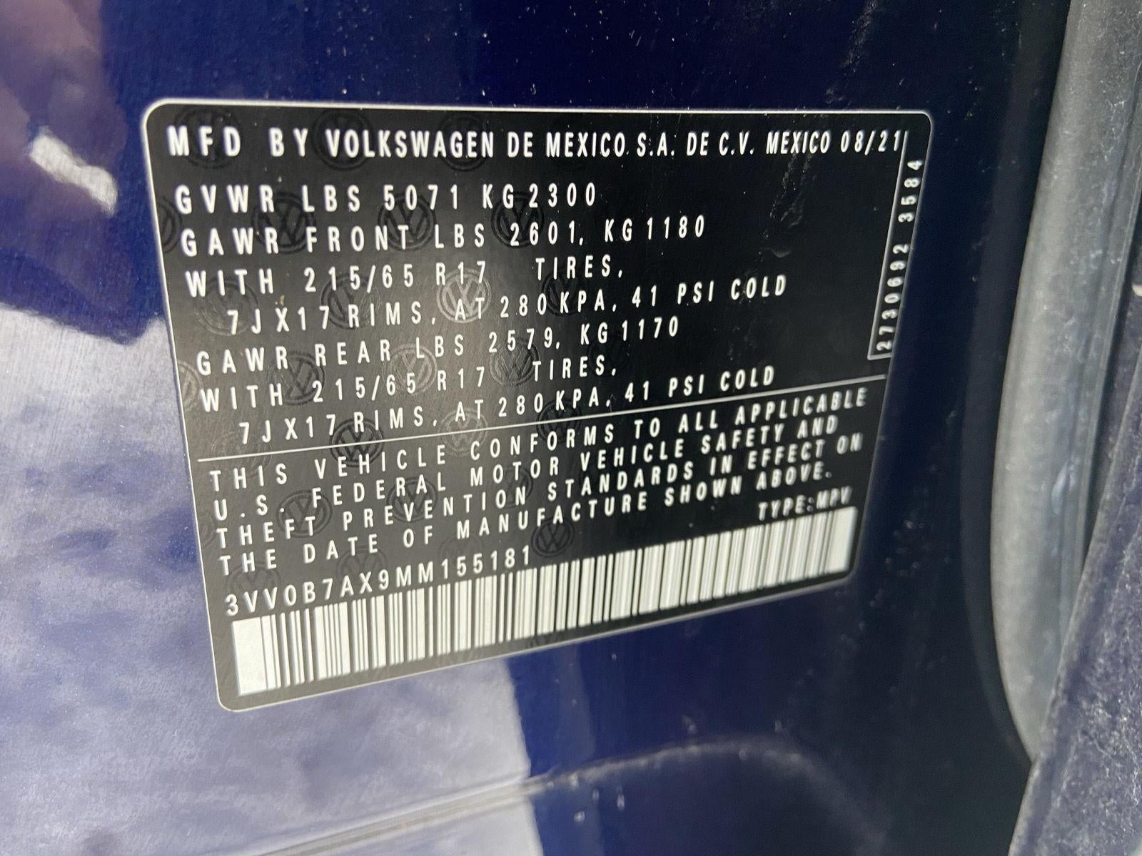 2021 Volkswagen Tiguan 2.0T S