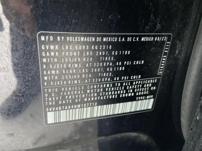 2022 Volkswagen Tiguan 2.0T SEL R-Line