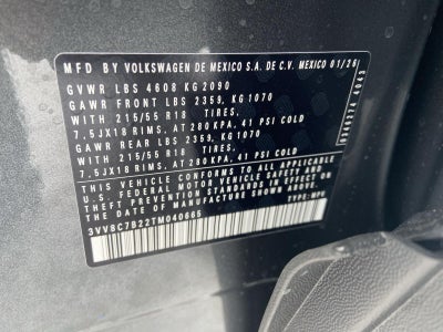 2026 Volkswagen Taos S 4MOTION