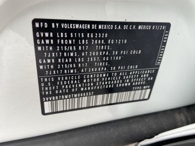 2026 Volkswagen Tiguan S