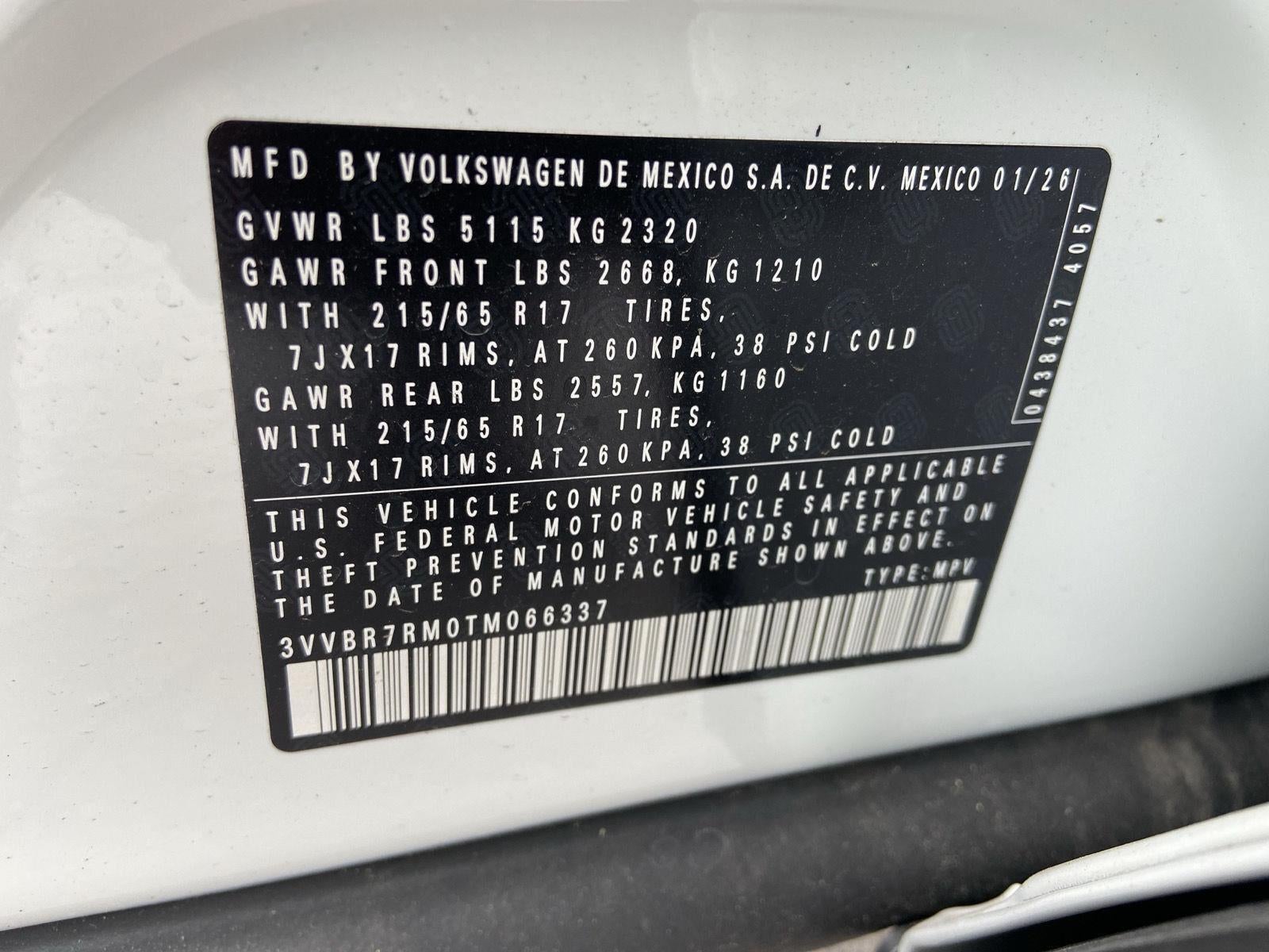 2026 Volkswagen Tiguan S
