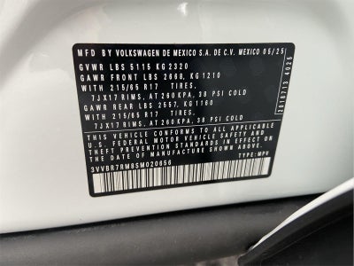 2025 Volkswagen Tiguan 2.0T S