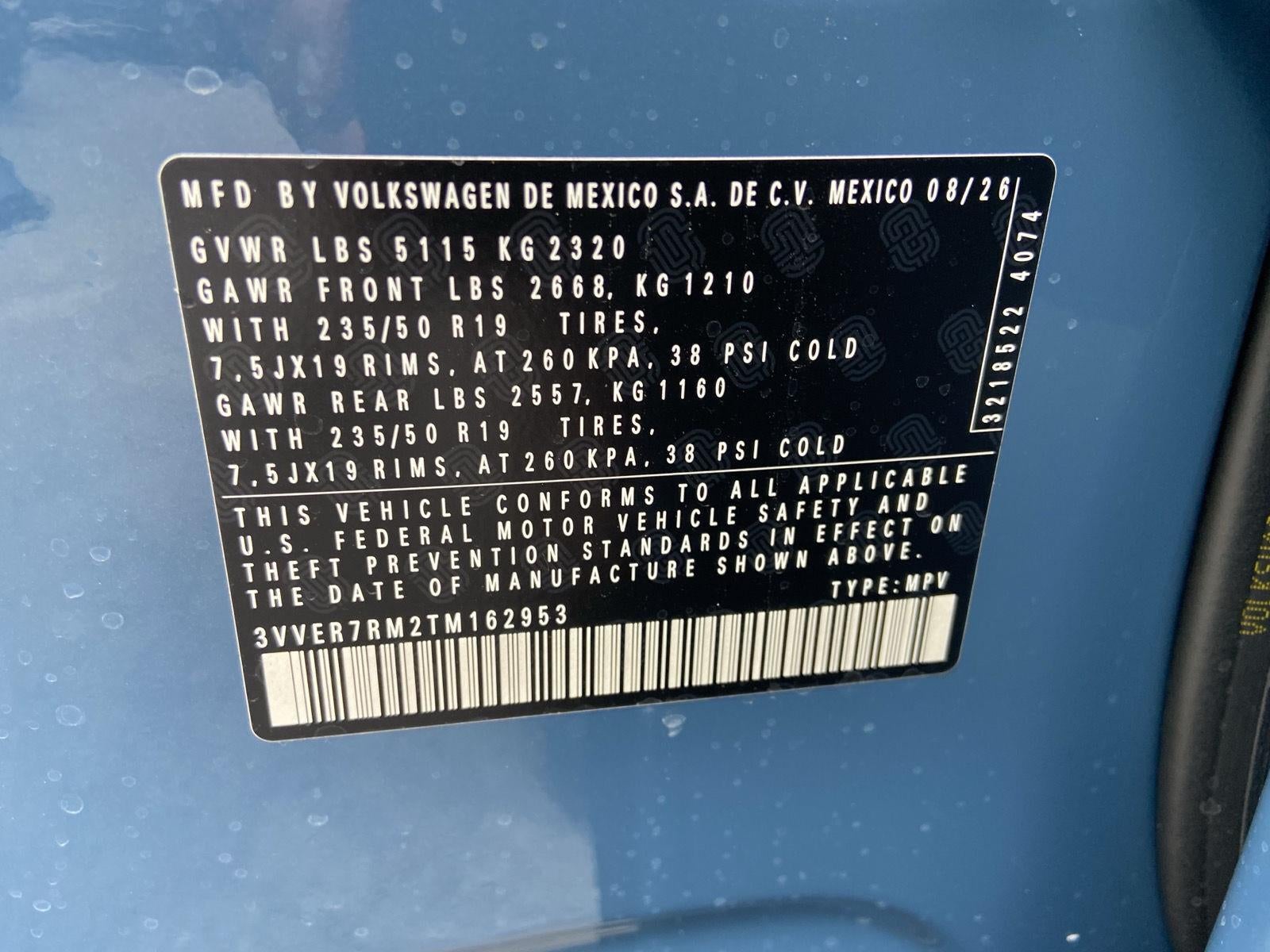 2026 Volkswagen Tiguan SE