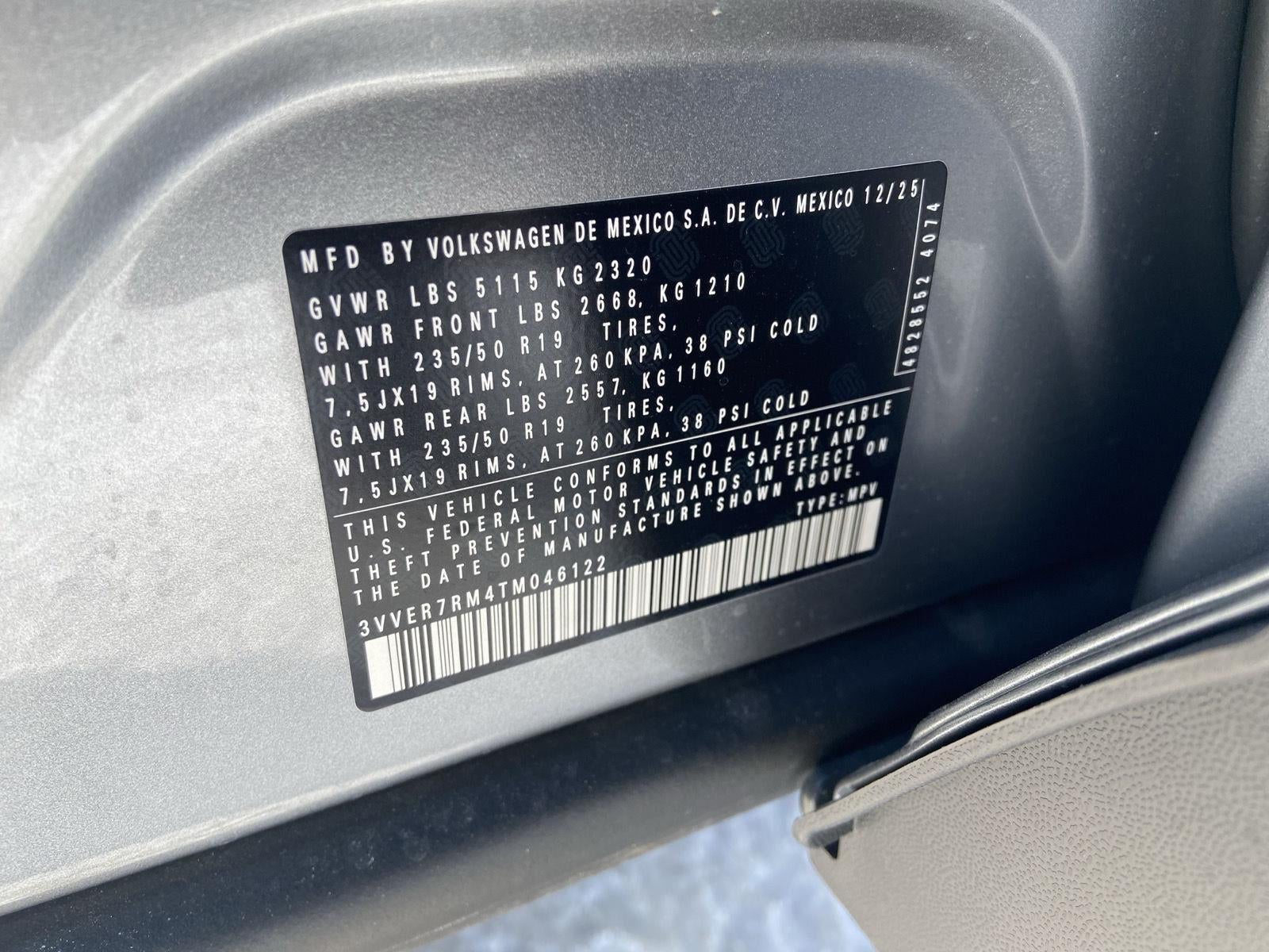 2026 Volkswagen Tiguan SE AWD