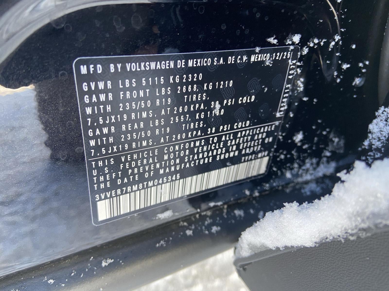 2026 Volkswagen Tiguan SE AWD