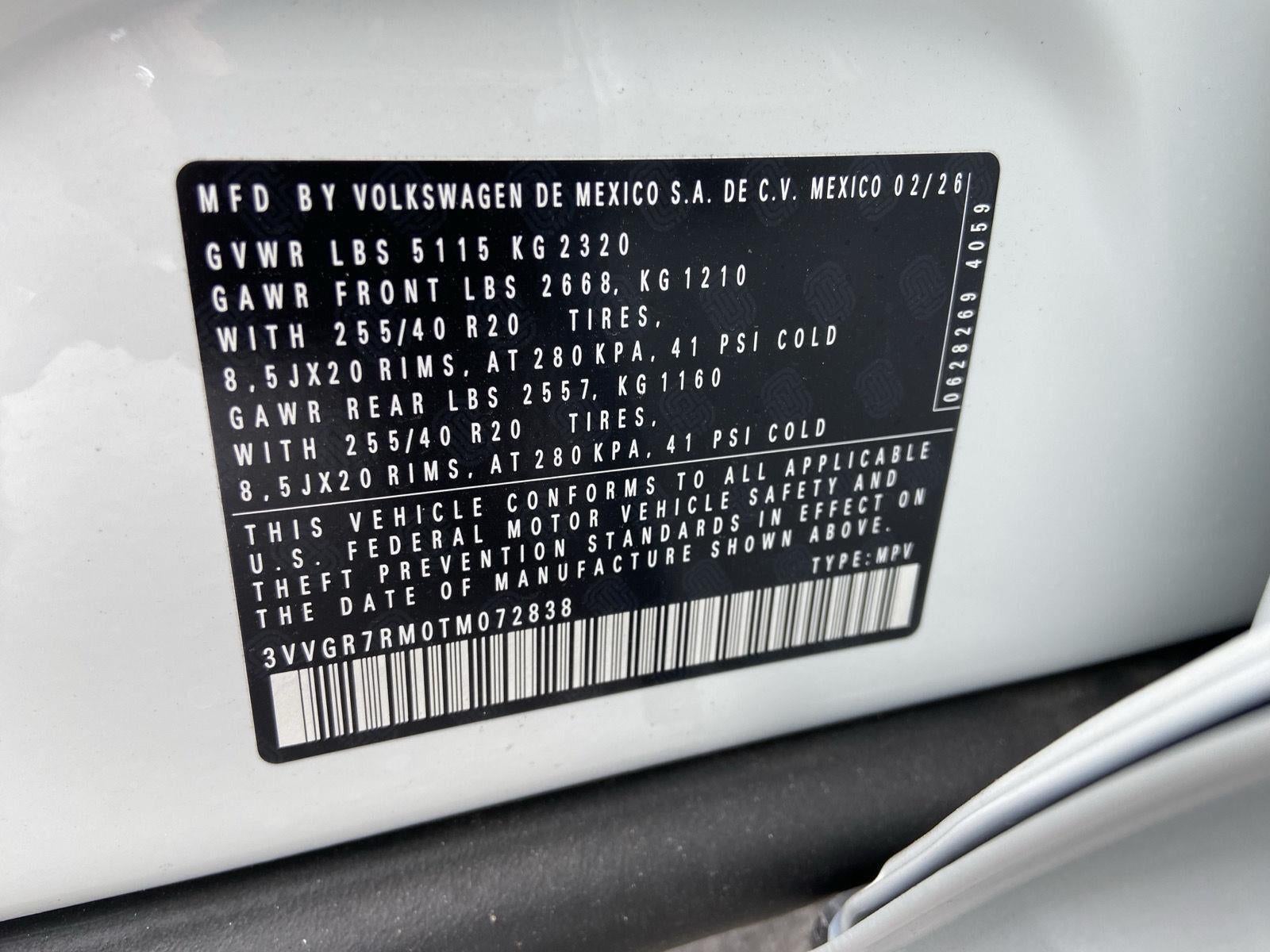 2026 Volkswagen Tiguan SE R-Line Black