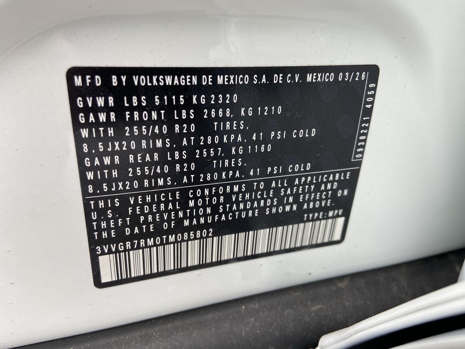 2026 Volkswagen Tiguan SE R-Line Black