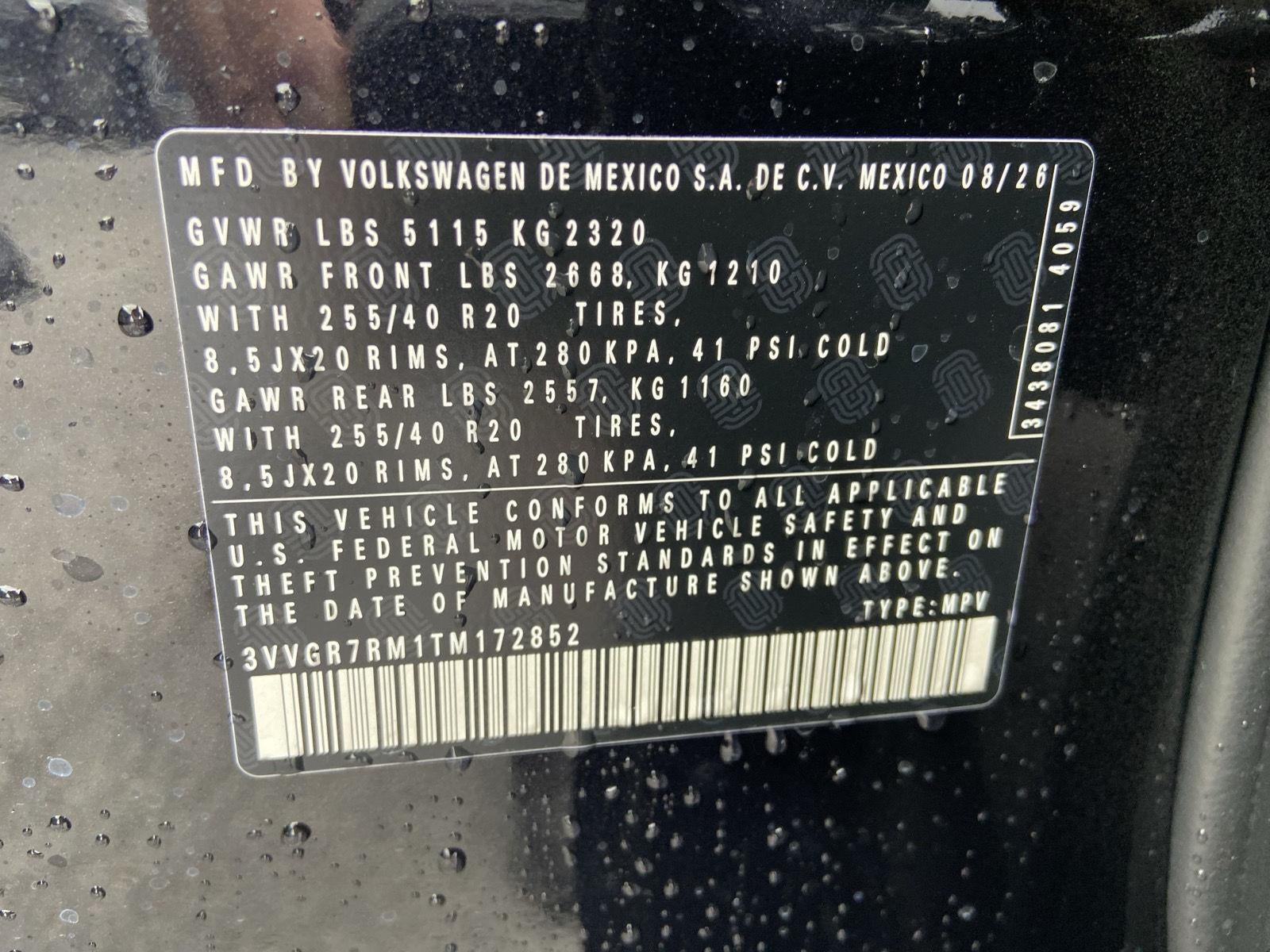 2026 Volkswagen Tiguan SE R-Line Black