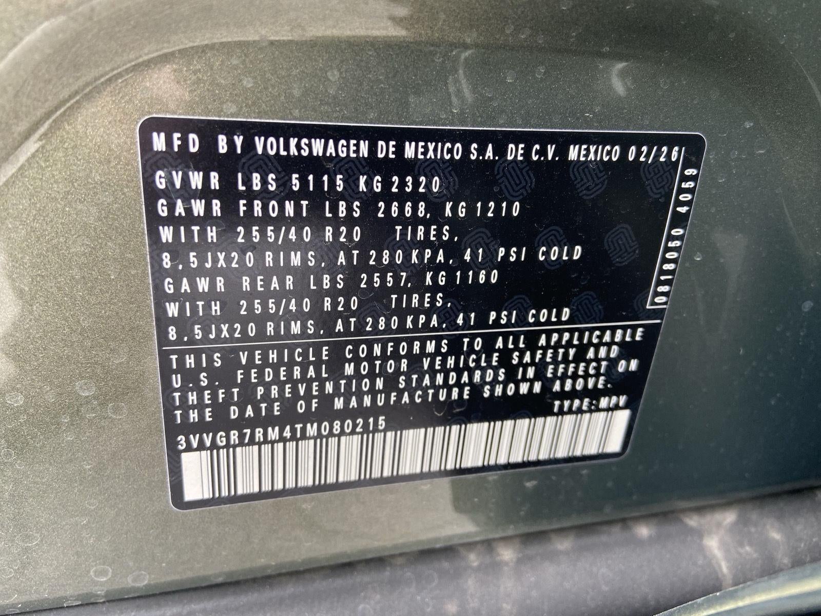 2026 Volkswagen Tiguan SE R-Line Black