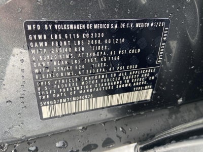 2026 Volkswagen Tiguan SE R-Line AWD