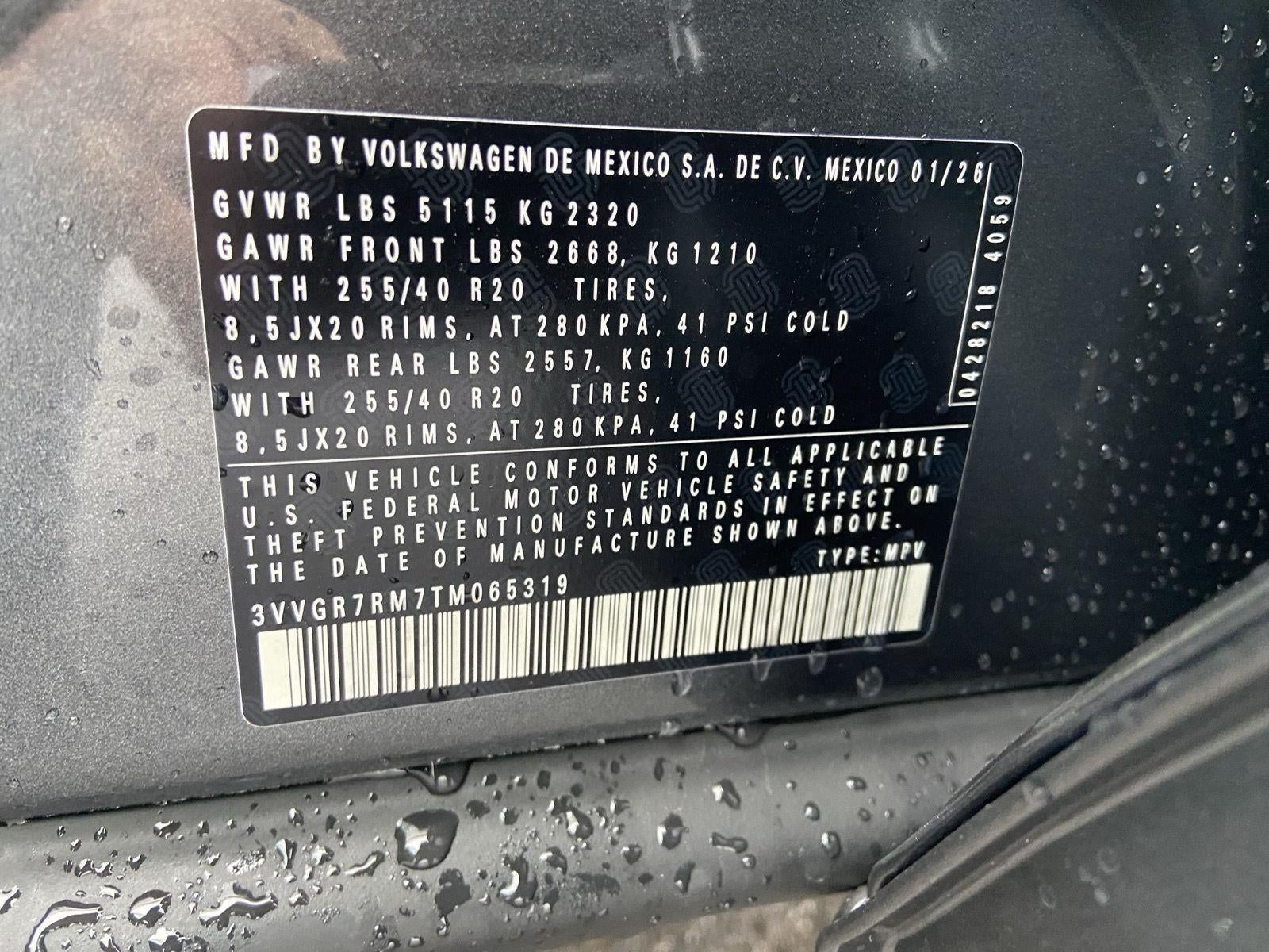2026 Volkswagen Tiguan SE R-Line Black