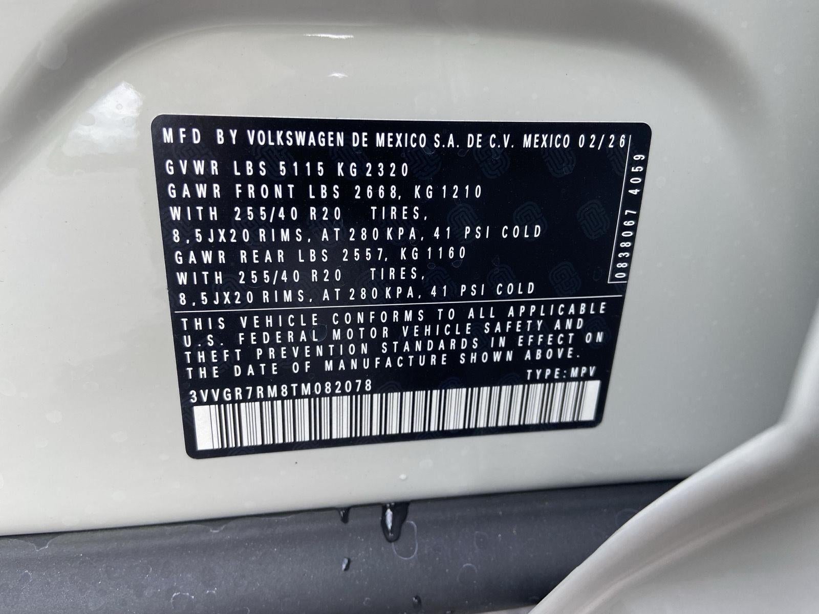 2026 Volkswagen Tiguan SE R-Line Black