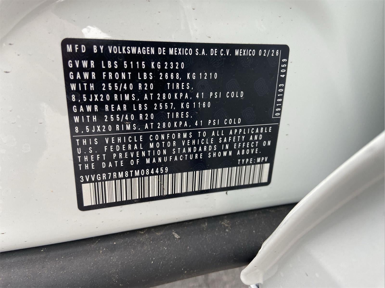 2026 Volkswagen Tiguan SE R-Line Black