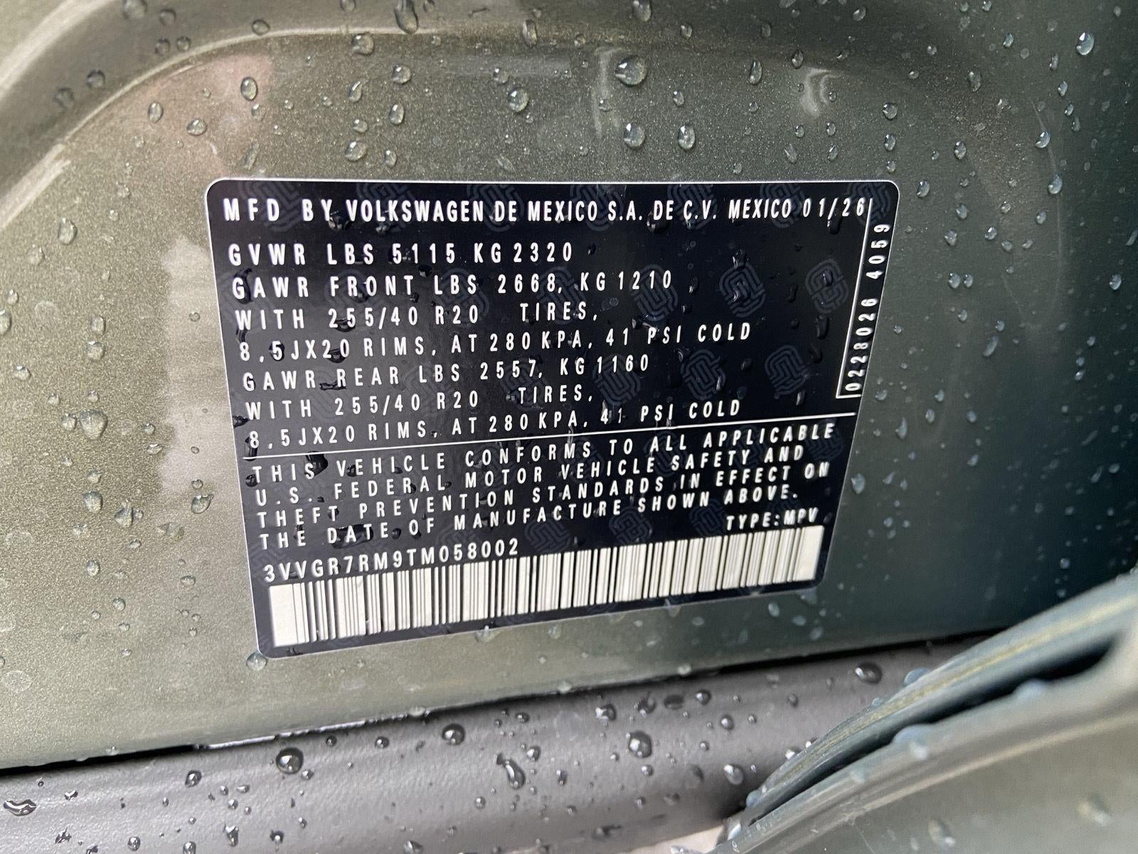 2026 Volkswagen Tiguan SE R-Line AWD