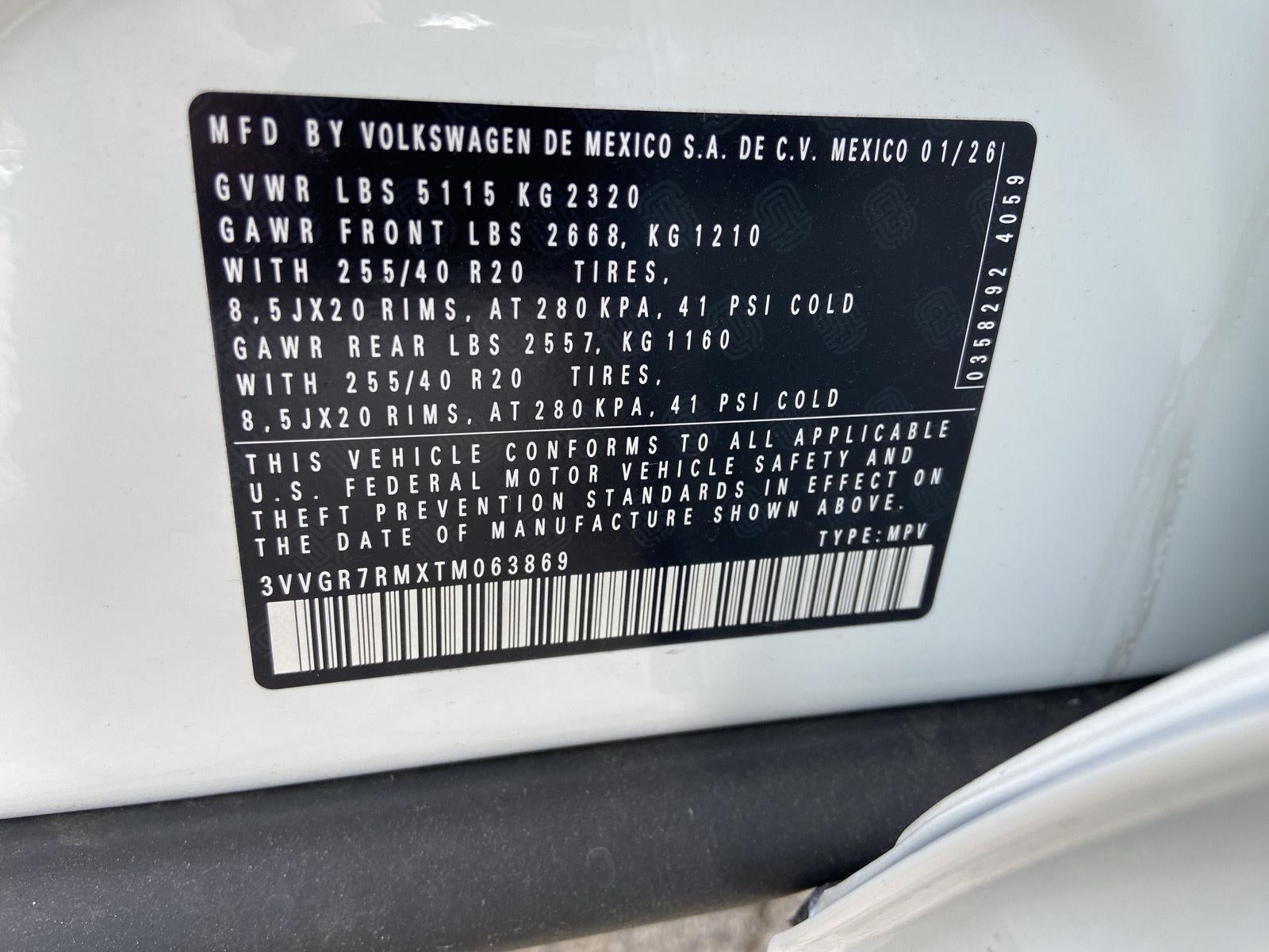 2026 Volkswagen Tiguan 2.0T SE R-Line Black