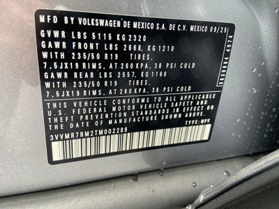 2026 Volkswagen Tiguan 2.0T SE