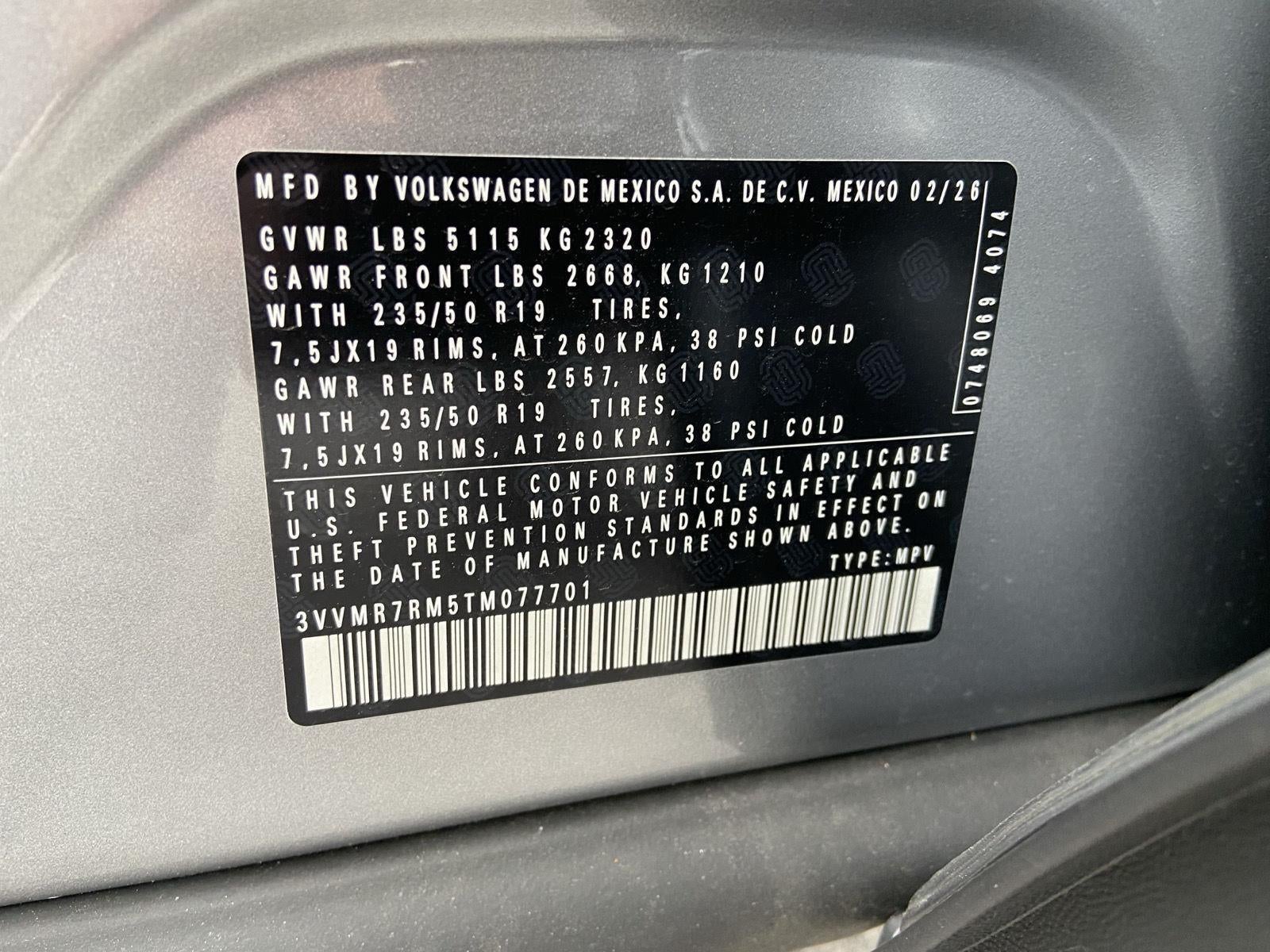 2026 Volkswagen Tiguan SE