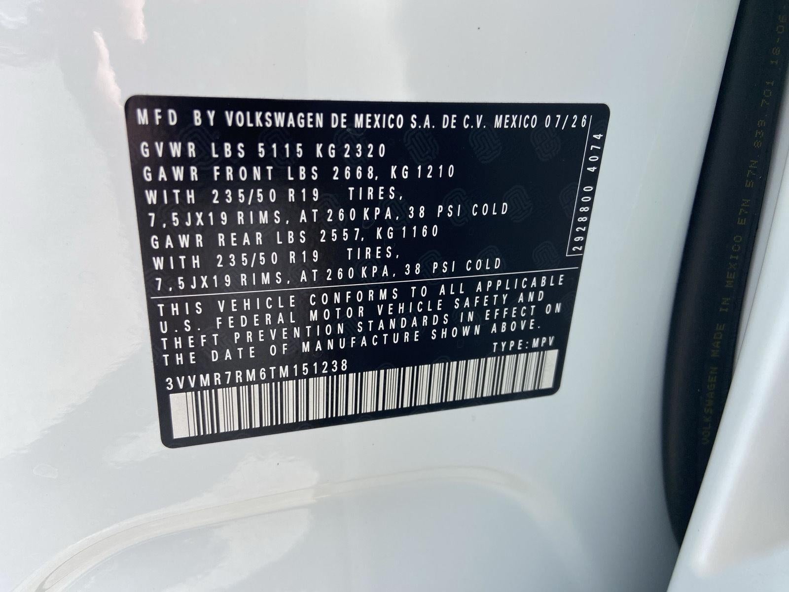 2026 Volkswagen Tiguan SE