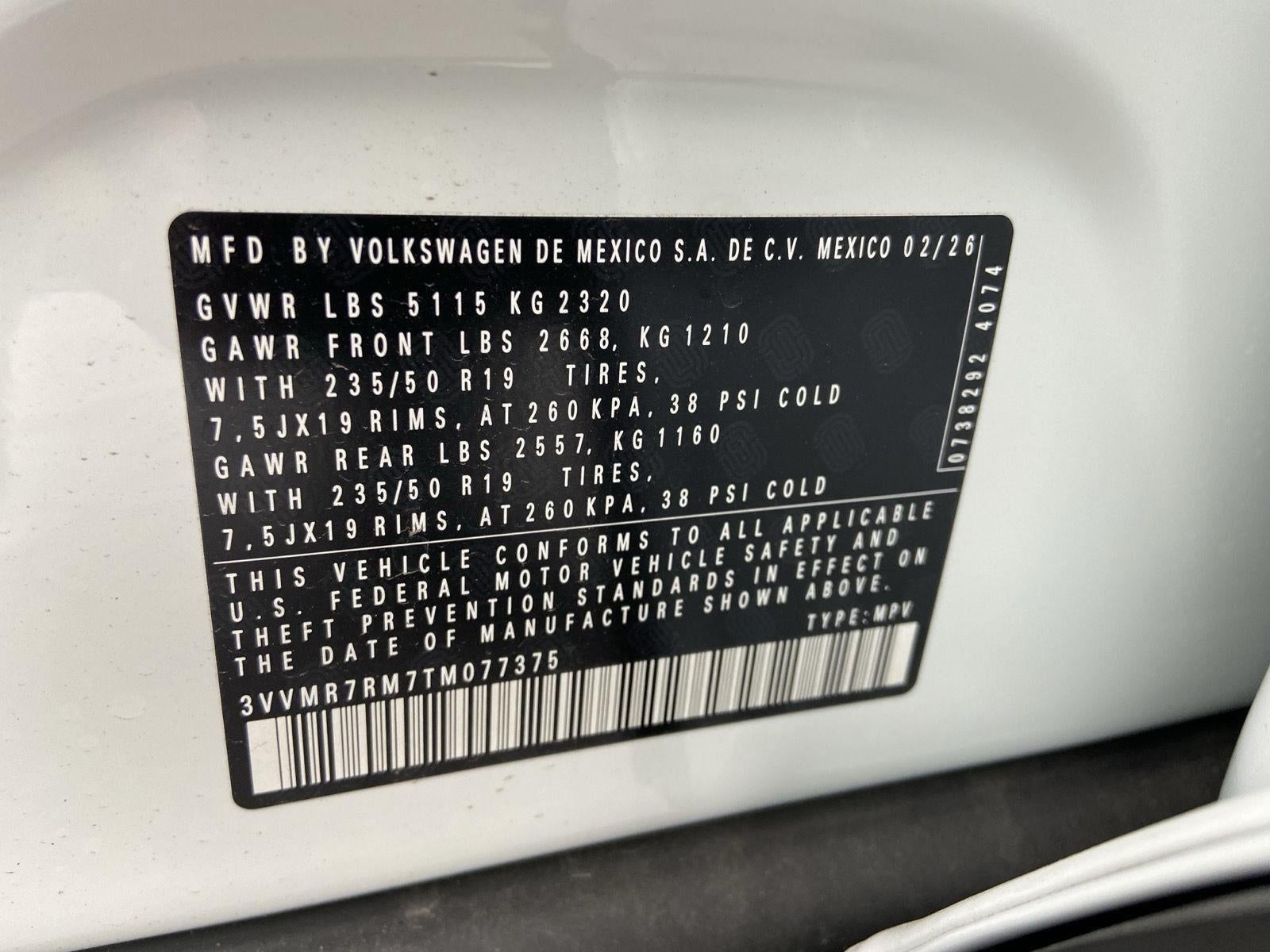 2026 Volkswagen Tiguan SE