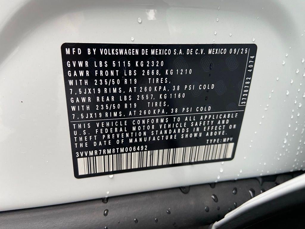 2026 Volkswagen Tiguan 2.0T SE