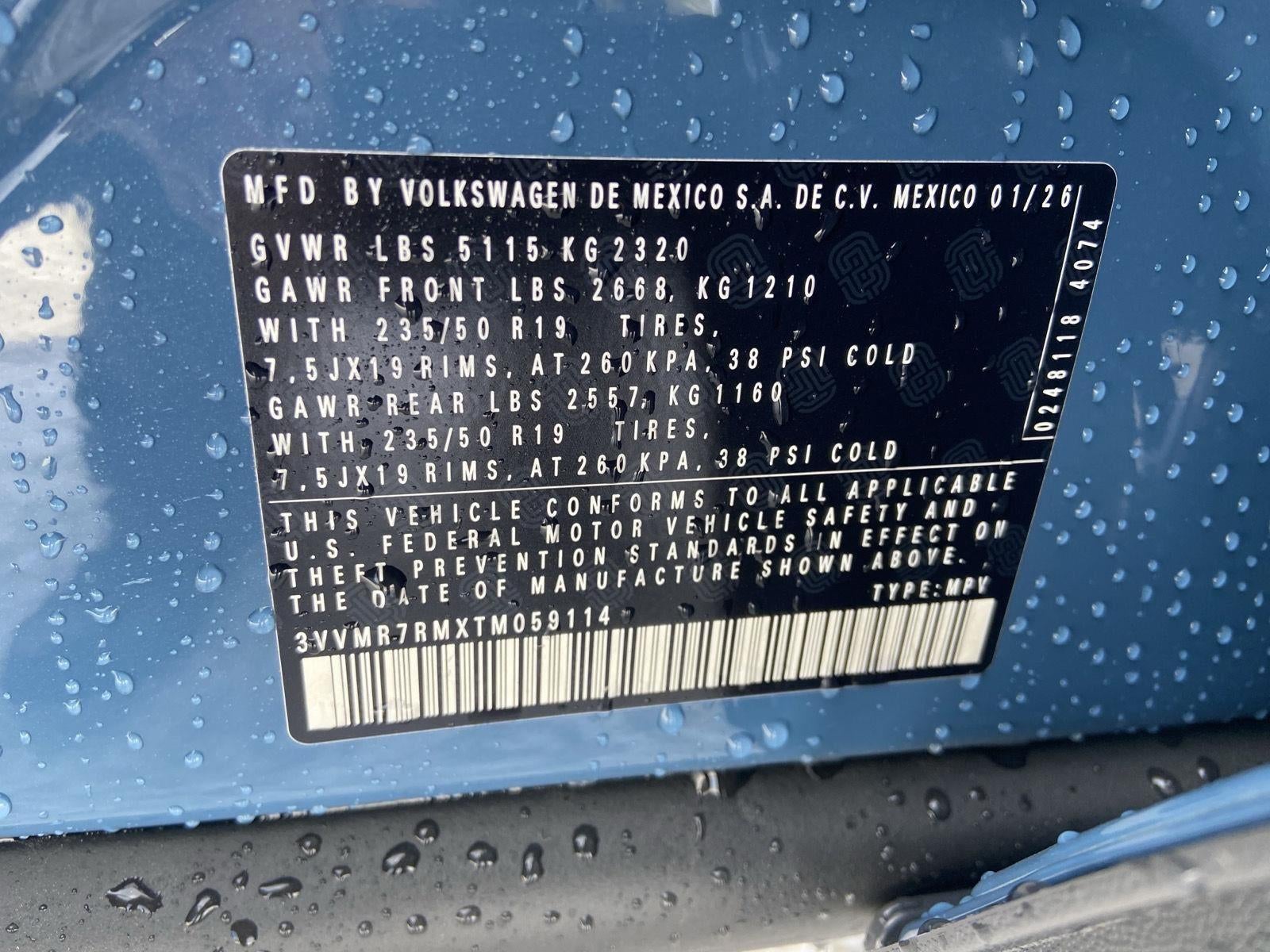 2026 Volkswagen Tiguan SE AWD