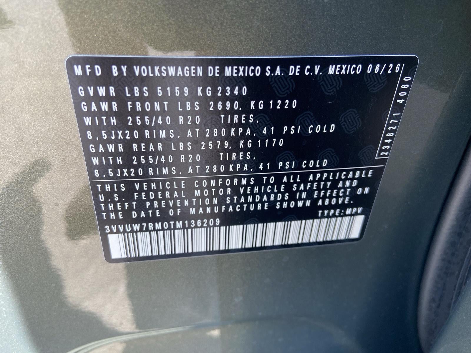 2026 Volkswagen Tiguan SEL R-Line Turbo