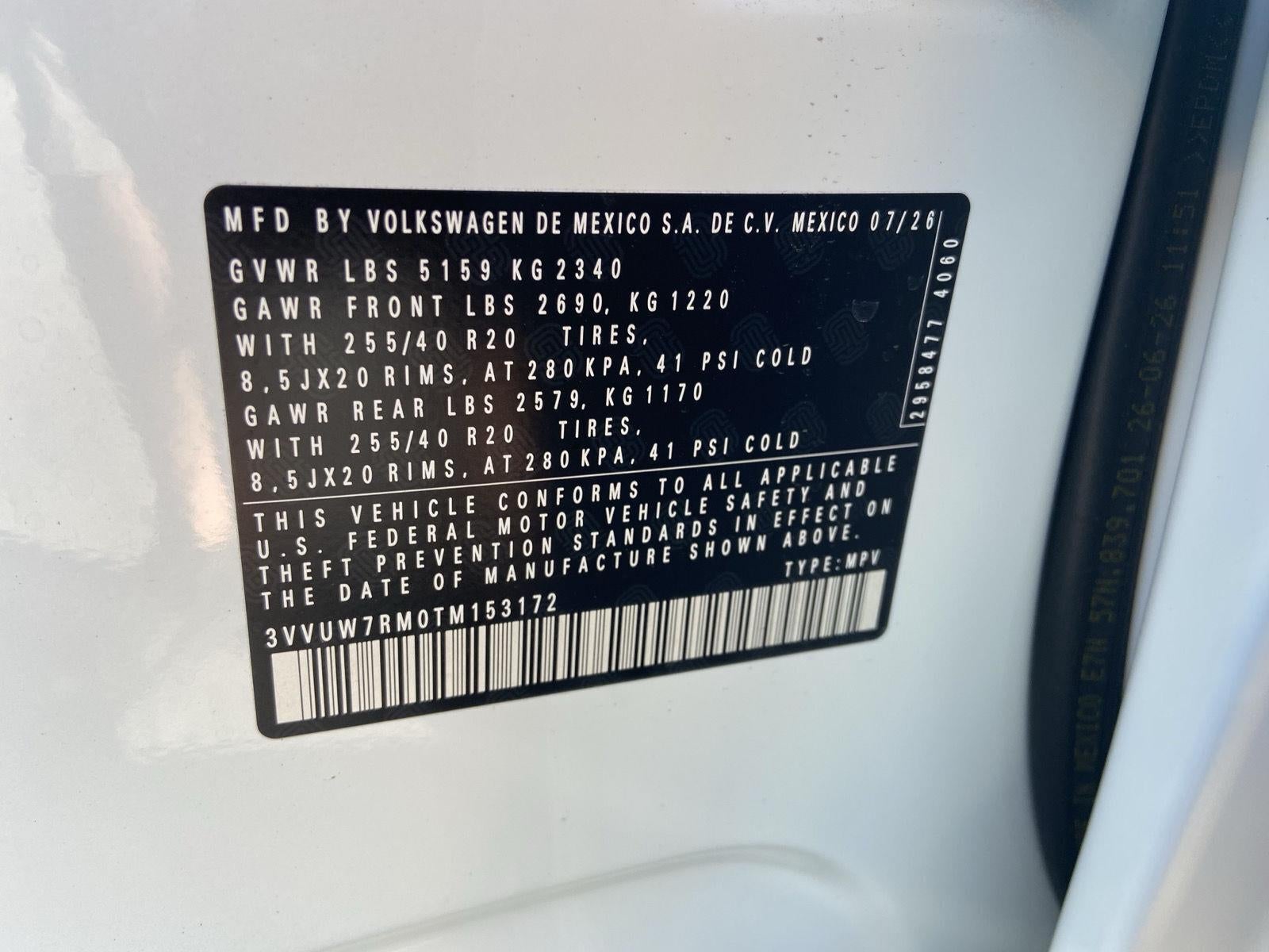 2026 Volkswagen Tiguan SEL R-Line Turbo
