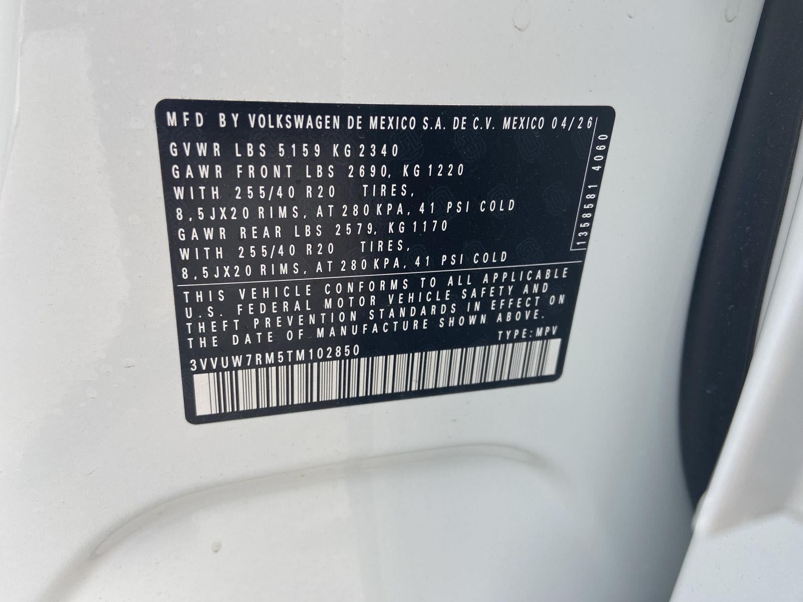 2026 Volkswagen Tiguan SEL R-Line Turbo